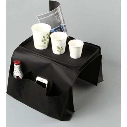 Sofa Organiser 6 Pockets Storage Couch Armrest Tray Remote Gadgets Holder