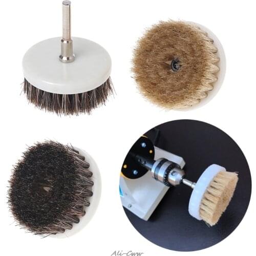 60mm Drill Powered Scrub Heavy Duty Cleaning Brush With Stiff Bristles Tools