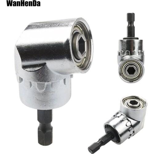 105 Degree Angle Extension Right Driver Drilling Shank Screwdriver Magnetic 1/4 Inch Hex Drill Bit Socket Holder Adaptor wrench
