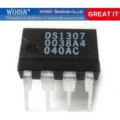 10PCS DS1307 DS1307N DIP8 DIP New original In Stock
