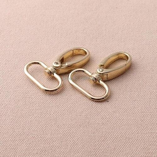 10pcs 47*26mm Swivel Snap Hook Metal Lanyard Hook Lobster Trigger Clasp Clips buckle for backpack