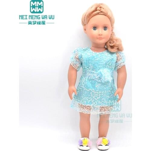 15 Style princess dresses Clothes for dolls fit 45cm American doll and new born doll accessories