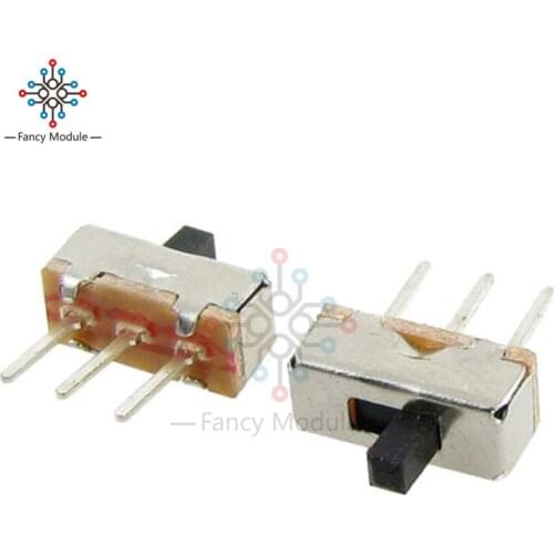 20pcs SS12D00G3 2 Position SPDT 1P2T 3 Pin PCB Panel Mini Vertical Slide Switch Favorable Price