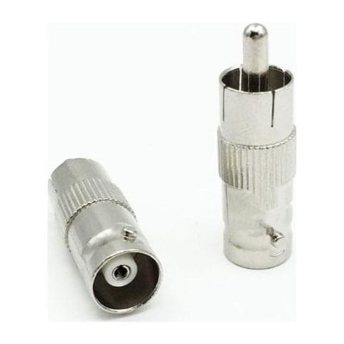 BNC Female To RCA AV Male Connector Adaptor for Camera Surveillance Video Adapter