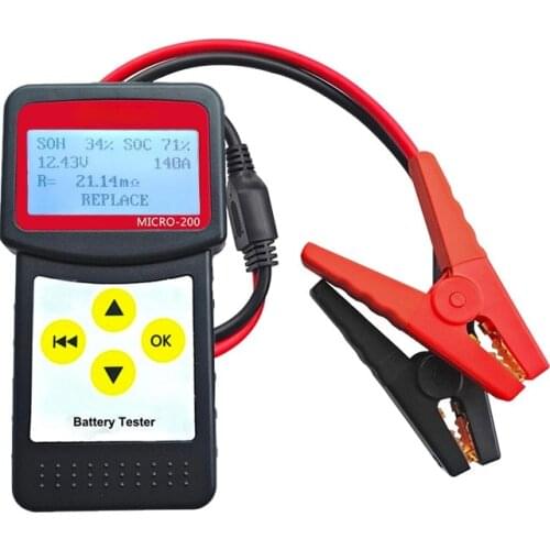 Car battery Tester Charger Analyzer 12V 2000CCA Voltage universal Battery Test Car Battery Tester Charging Cricut Load Tools
