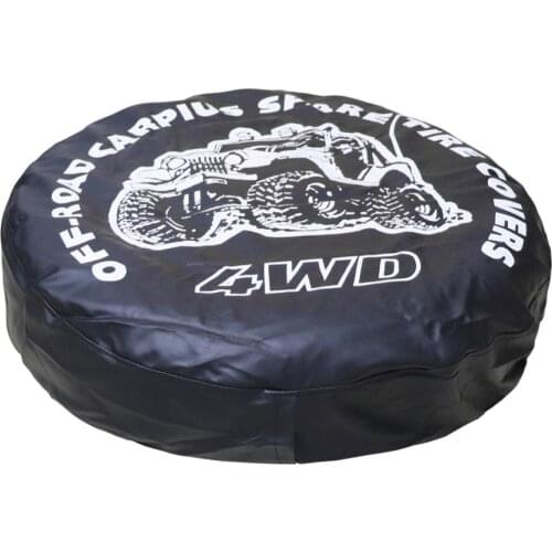 For Cars Accessories 1Pcs Car Style 14" 15" 16" 17" Inch PVC PU Leather Spare Tire Cover Protector Bag Pouch Covers