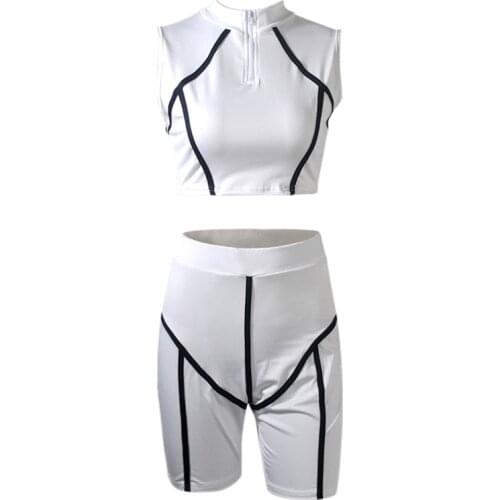 Plus Szie Casual Clothes Women Workout 2 Pieces Set Plus Size Women Clothing Matching Outfits Two Piece set