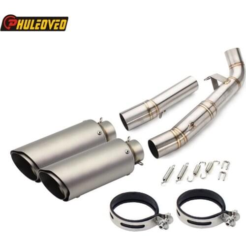 For Kawasaki Z1000 2007 2008 2009 Motorcycle Exhaust Muffler System Middle Link Pipe for Z1000 Motorbike Muffler Escape System
