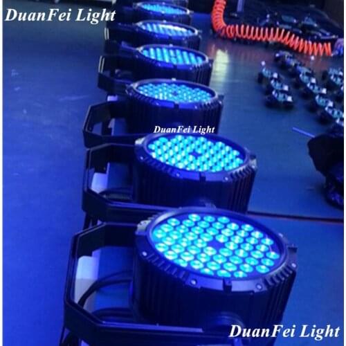 DuanFei DunFly 12pieces led waterproof par light 54x3w rgbw 4in1 for outdoor stage