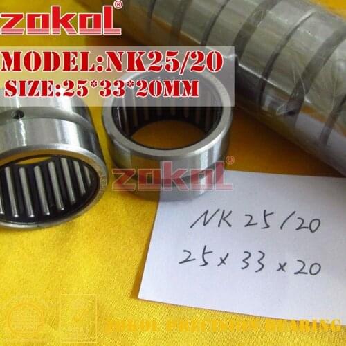 ZOKOL bearing NK25/20 needle roller bearings with-out inner ring 25*33*20mm