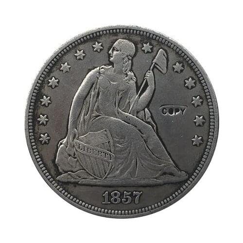 1857 Seated Liberty Dollar COINS COPY
