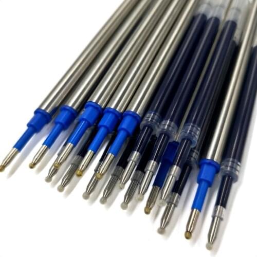 3pc Lot of 0.5mm Metal Ballpoint Pen Refills Gel Ink Office School Stationery Supplies 11cm Length