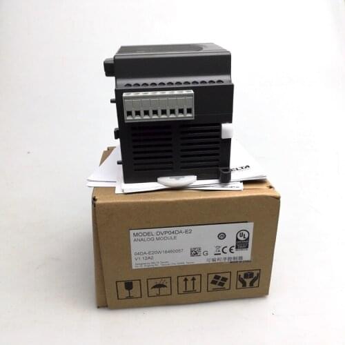 Original Delta PLC controller ES2 series module DVP04AD-E2/DVP04DA-E2