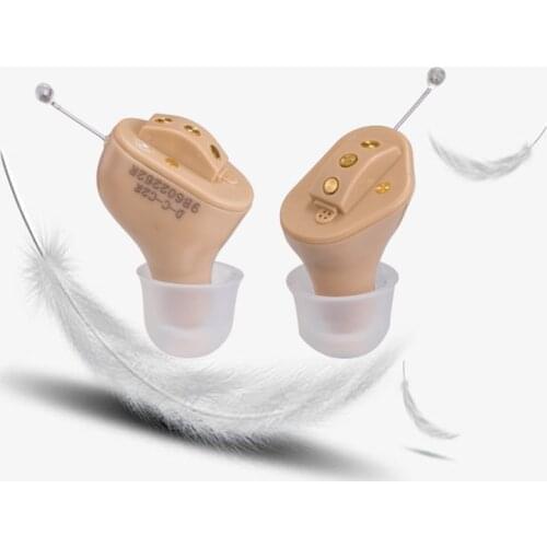 Rechargeable Hearing Aid Voice Amplifier Digital CIC Invisible USB Ear Aid Sound Amplifier For The Elderly/Deaf 2 Channels S-51