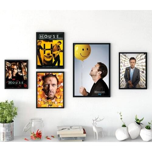 House M D Movie Poster And Prints Canvas Painting Pictures On The Wall Classic Decorative Home Decor Obrazy