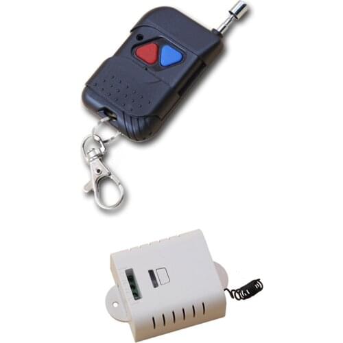 New AC85V 110V 120V 220V 250V 1CH Wireless Remote Control Switch Transmitter with Receiver 2 Key for Appliances Gate Garage Door