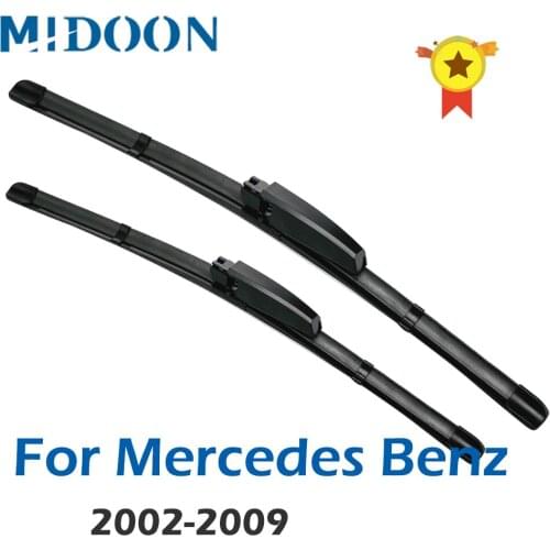 Windshield Wiper Blades For Mercedes CLK200 CLK240 CLK270 CLK280 CLK320 CLK350 CLK500 CLK550 CLK55 CLK63 W209 C209 02-09