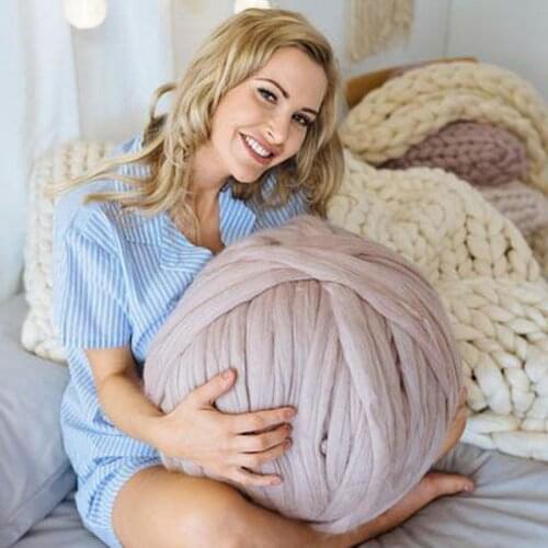 1KG thick Imitated wool needle thick woolen thread Super thick 8CM thread hand-knitted woolen blanket