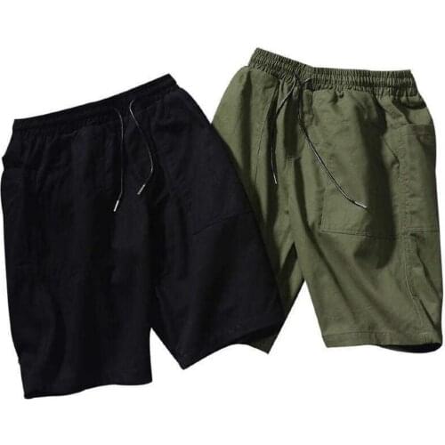 Outdoor Gym Pants Summer Drawstring Multi Pockets Mid Rise Loose Men Sports Shorts Streewear Summer Short Men Comfortable Shorts