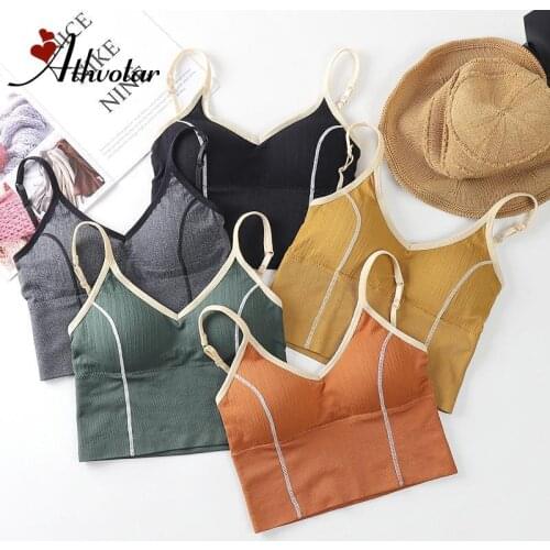 ATHVOTAR Quick Dry Padded Sports Bra Yoga Sport Underwear Fitness Bra Sporty Woman Fitness Top Sport Brassiere