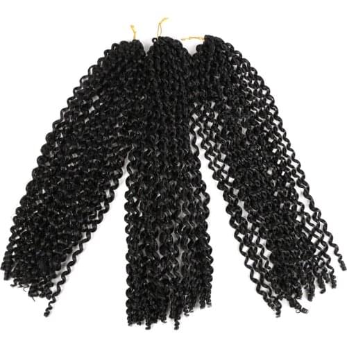 Natifah Braids Hair Extensions Passion Twist Crochet Hair 18 Inch 80g/Pack Bug Afro Twist Ombre Wholesale Crochet Synthetic Hair