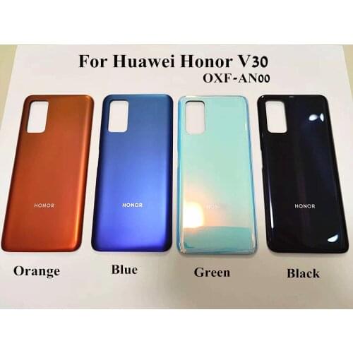 Back cover For Huawei Honor V30 OXF-AN00 Rear Housing door Battery cover Case Replacement parts
