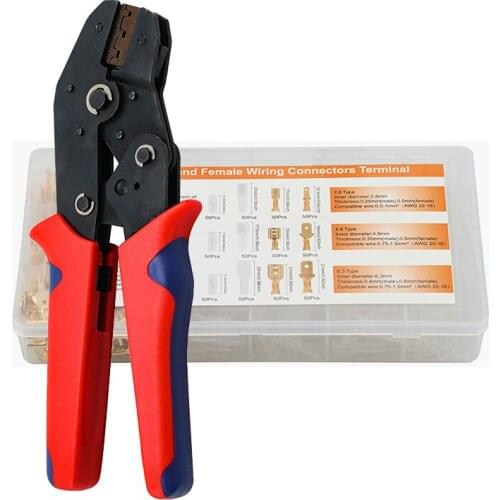 SN-48B 0.5-1.5mm2 Crimping Pliers With 300Pcs Terminal Crimper Terminals Wire Pliers Connectors Terminals Crimping Hand Tools