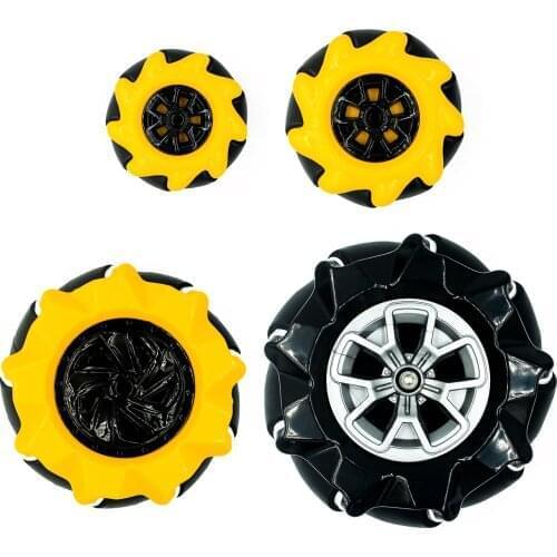 1 pair McNam wheel omnidirectional wheel 48mm 60mm TT motor intelligent car mobile car for arduino
