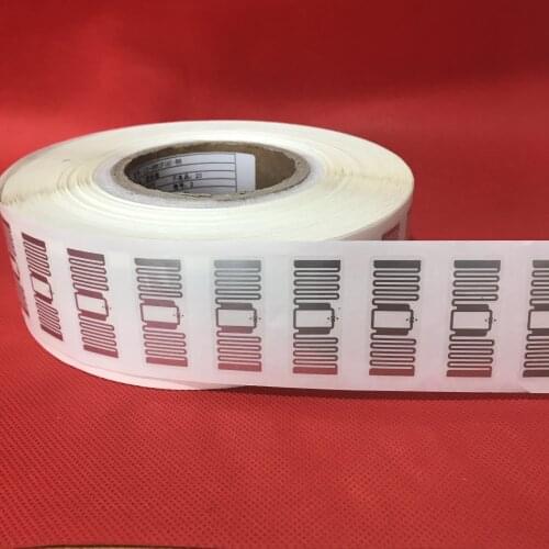 100PCS Impinj R6 chip tags Unmanned supermarket electronic label Clothing electronic label UHF lectronic label 40x15mm