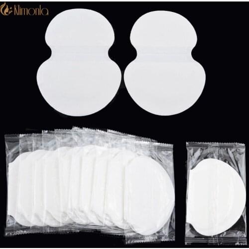 200Pcs=100Pairs Summer Deodorants Underarm White Sweat Pads Dress Clothing Perspiration Pads For Women Absorbing Pad For Armpits