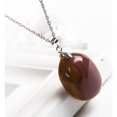 2018 Fashion Natural Necklaces Charms Pendant Jewelry Making Warring States Red Pendant 27*21*13mm Drop Shipping Trendy Necklace