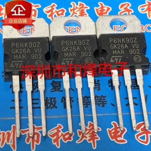 5pcs P6NK90Z STP6NK90Z TO-220 900V 5.8A