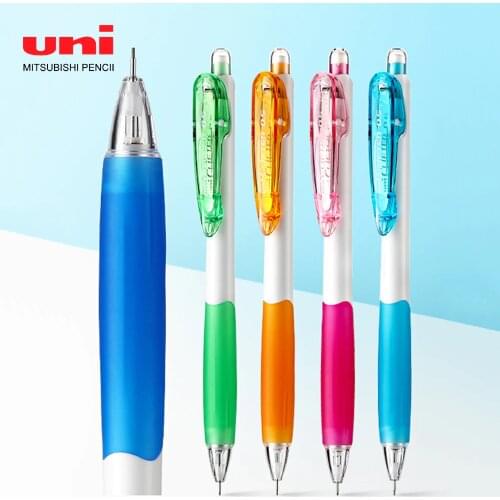6pcs UNI CLIFTER M5-118 Large Clip Mechanical Pencil 0.5mm Retractable Pen Nozzle Press The Movable Pencil