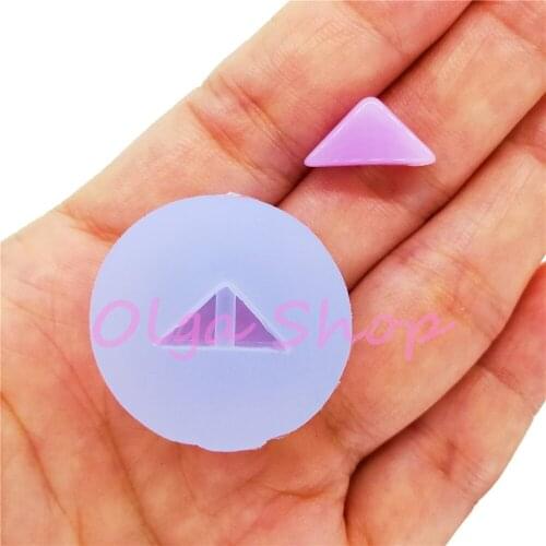 BYL370 Small Earrings Necklace Silicone Mold Resin Art Pendant Jewelry Making Clay Fondant Oven Safe Food Safe 14.7mm x 10.6mm