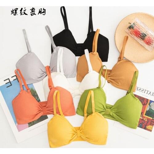3D Sexy Lingerie Seamless Sport Bra Strapless Top Bra Push Up Bralette Brassiere Women Underwear thread wrapped lady beauty vest