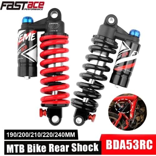 FASTACE BDA53RC MTB Bicycle Downhill DH Rear Shock 190mm 200m 220mm 240mm 550 Lbs DNM RCP-2S Mountain Bike Same paragraph Shocks