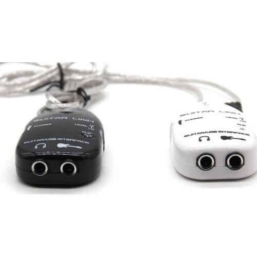 Electric Guitar Cable Audio USB Link Interface Adapter For PC Music Recording Accessories For Guitar Players