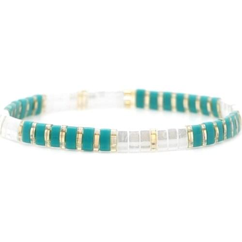 Mixed Color Summer Womens Bracelet TILA Bead Jewelry Womens Cuff Bracelet Bracelets for Friends Jewelry for Women