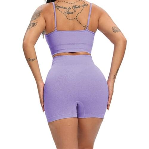 Summer Women Yoga Shorts High Waist Seamless Workout Gym Shorts Female Sport Hip Push Up Fitness Running Shorts Tight Leggings