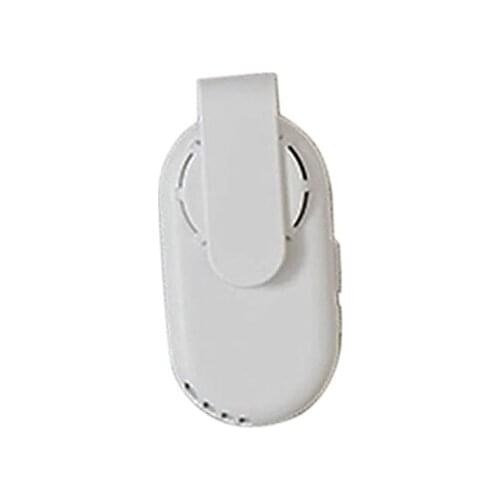 Mini Fan Personal Wearable Air Surface Fan Usb Rechargeable Portable Reusable Breathable Health Protection Clip-On Fan