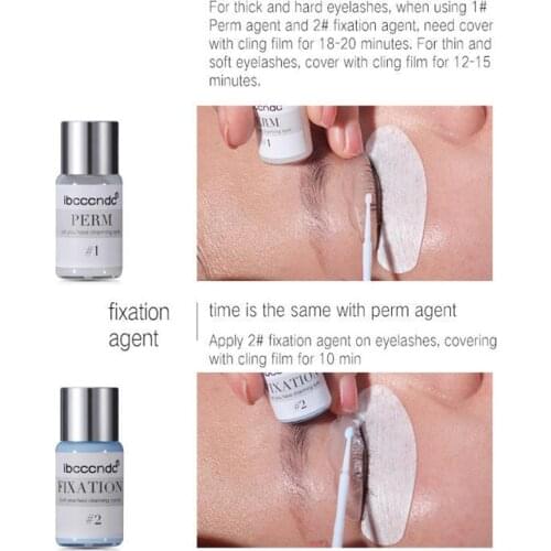 Eyelash Perm Kit, Professional Lash Lift, Semi-Permanent Curling Perming Wave Lotion & Liquid Set for Salon