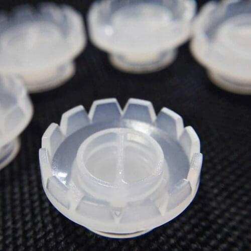 Disposable Eyelashes Blossom cup eyelashes glue holder plastic Stand Quick Flowering For Eyelashes Extension Makeup Tools