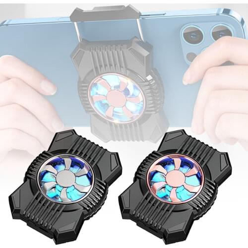 Phone Cooler Cooling Fan Radiator Fits 4 To 7.4inch Smartphones
