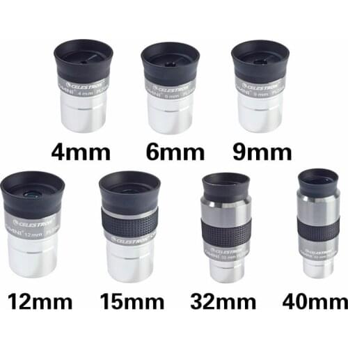 New 1.25" OMNI 4mm 6mm 9mm 12mm 15mm 32mm 40mm Ploss Eyepiece HD Astronomical Monocular Binoculars Spotting Scope Ocular