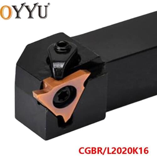 OYYU CGBR 2020 Turning Tool Holder CGBR2020K16 CGBL2020K16 CNC Carbide Insert Arbor Cutting Lathe Cutter