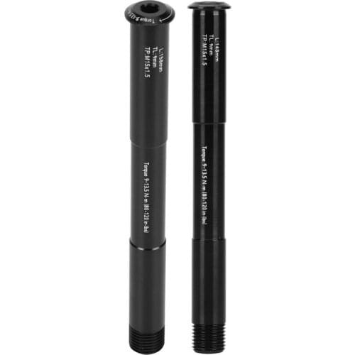 Road Bike Bike Front Fork Axle Front Hub Tube Thru Shaft Boost Aluminium Alloy for RockShox Bicycle Accessories