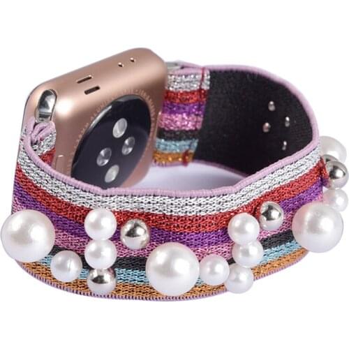 Scrunchie Strap for Apple watch 5 band 40mm 44mm iWatch band 38mm 42mm Women belt bracelet Apple watch 4 3 2 42/38 40/44 mm