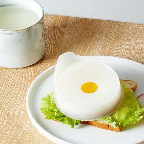 Breakfast Round Silicone Egg Ring Silicone Fried Egg Mould Kitchen Pancake Ring Non-stick Omelette Mold DIY Kitchen Accessories