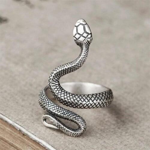 Steampunk Snake Animal Ring Retro Ladies Snake Ring Party Jewelry Gothic Girly Accessories