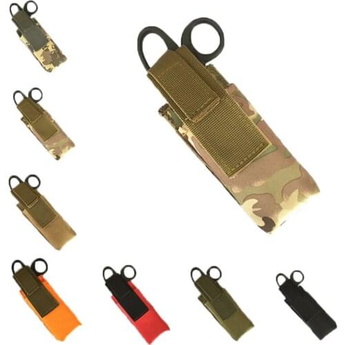 Tactical Hunting First Aid Kit Medical Tourniquet Bandage Scissors Bag Outdoor EDC Accessories Hanging Emergency Pouch Package